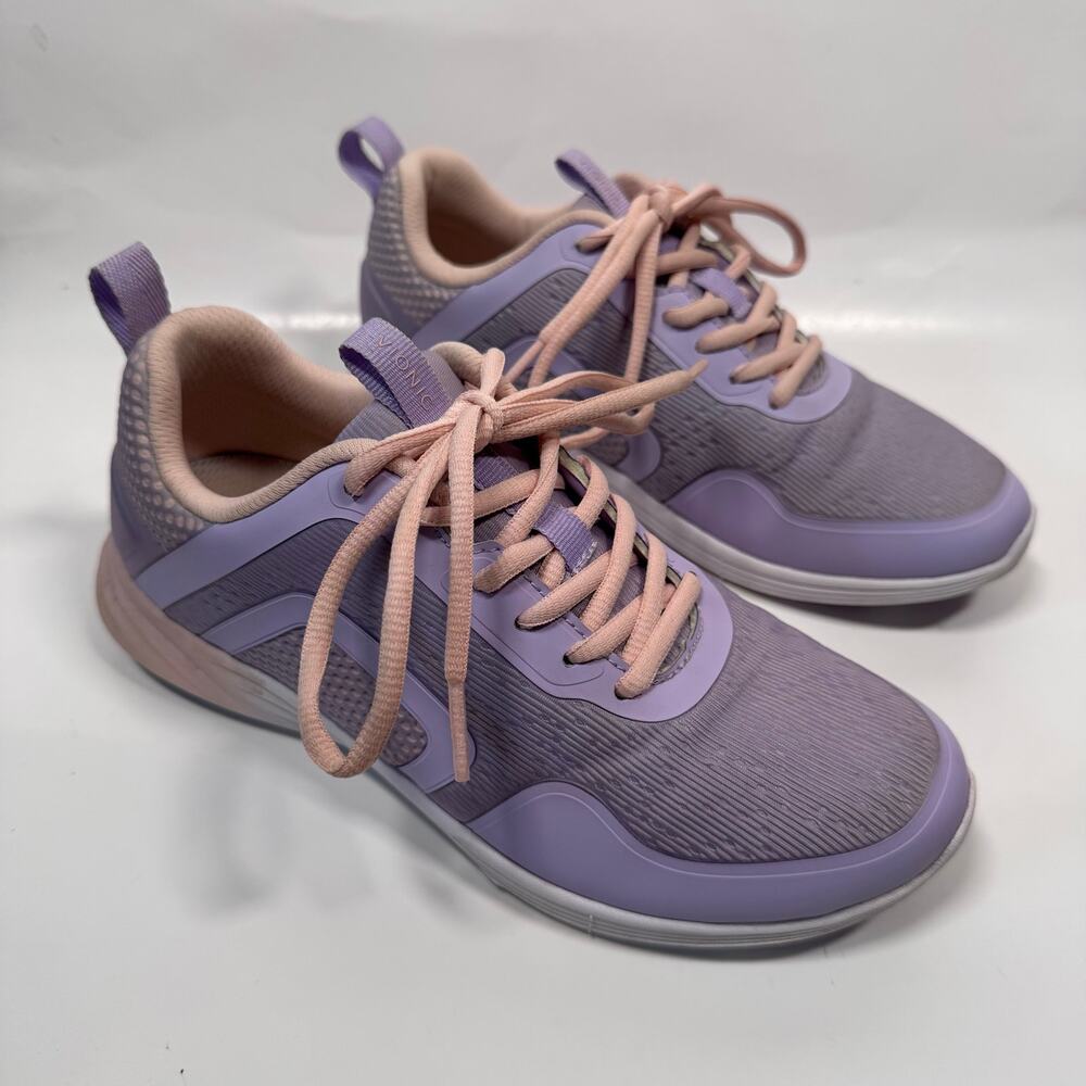 Vionic Jojo Ombre Purple Lace Up Running Shoe Women’s Gym Casual Lilac sz 6